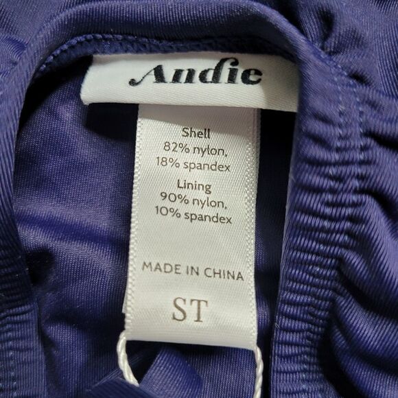 ANDIE small tall ST BALI navy blue tie back one piece swimsuit ANDIES NEW NWT - Picture 8 of 11